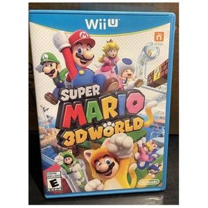 Super Mario 3D World (Nintendo Wii U, 2013) Tested and Works